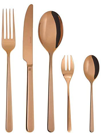Sambonet - Servizio 30 Pezzi Monoblocco Linear - PVD (Copper)