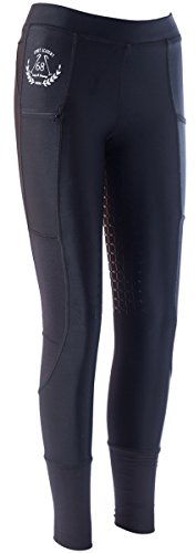HKM Women's Mesh Silicone Full Seat Leggings