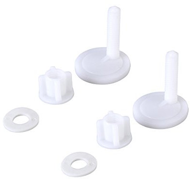 Set Di 2 Viti E Dadi Per Cerniere Del Sedile Del Water in Plastica Per Una Facile Installazione Del Water
