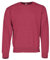 Fruit of the Loom Sweatshirt mit angesetzten Ärmeln, Farbe:Vintage rot meliert, Größe:M