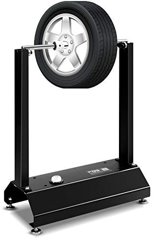 GOPLUS Montageständer für Motorrad, Motorradständer aus Stahl & Aluminium, Motorradwippe mit Höhenverstellbaren Fußpolstern, Radhalter für Räder mit Durchmesser bis zu 80 cm, für Montage