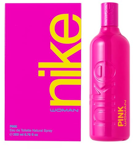 NIKE Pink Eau de Toilette für Damen, 200 ml, Eau de Toilette, natürlich, fruchtig, frischer Duft, verführerisch und langanhaltend