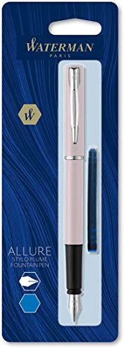 Waterman Allure Pastel Fine Nib Fountain Pen in Blister Pack - Assorted Colours