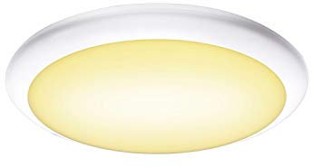 SLV Wand- und Deckenaufbauleuchte RUBA 27 CW / Beleuchtung für Wände, Wege, Eingänge, LED Spot außen, Aufbau-Leuchte Outdoor, Gartenlampe, Decken-Strahler / CCT switch 3000/4000K IP65 12W 1100lm weiß
