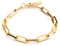 THIORA 'Island Links' Armband Gold Damen | Edelstahl 18kt Gold Gliederarmband Var. Länge | Armkette