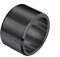 HIJONES Herren Edelstahl 15mm breit schlicht Statement Ehering großer Ring matt gebürstet Hip Hop schwarz Größe 57