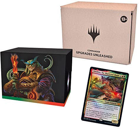 Magic The Gathering, Mazo de Commander de Kamigawa: Dinastía de Neón, Mejoras por Doquier, Versión con Envoltorio mínimo (Versión en Inglés)