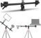 NEEWER 62cm Horizontalstativ Mittelachse mit 3/8Schraube,Aluminiumlegierung 360° drehbar 180°Vertikal verstellbar Stativverlängerung Auslegerarm für Kamera Makro Overhead Fotografie(Last bis zu 22lb)