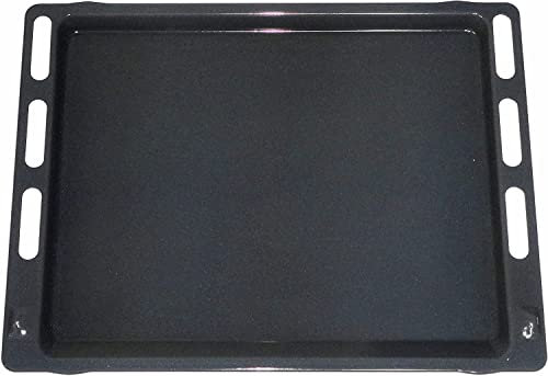 G GRIMALDI Leccarda teglia vassoio 477 x 365 mm compatibile con Whirlpool e Hotpoint Ariston e Franke, colore grigio per forno C00511979 481011091369 LC001