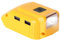 Battery Adapter for Dewalt 14.4V/18V/20V Lithium Ion Battery, DC Port & LED Work Light &Dual USB Charger, Power Source, Power Supply Compatible with Dewalt DCB091