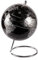 I-TOTAL® - Esplora il Mondo, Mappamondo Girevole su Asse, base plastica (BIANCO E NERO)