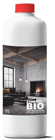 1 Liter Bioethanol Premium 100% für Bio Alkohol für Kamin 1L
