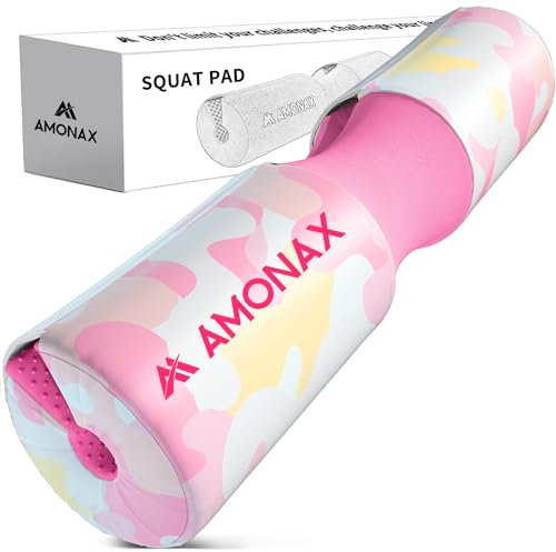 Amonax langhantel polster, extra dicke nackenpolster langhantel- Barbell Pad nackenschutz für hip thrust und squat, und andere Übungen, Fitness, Krafttraining für Männer und Frauen