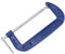 AERZETIX - C68481 - Serre joints en forme ''G'' 200 mm - en acier - couleur bleu - menuisier assemblage étaux serrage fixation coller travaux du bâtiment
