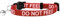 LARRYROO Katzenhalsband mit Aufdruck Do Not Feed, weiches Nylon und Sicherheitsschnalle, Rot