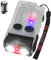 BORUIT V20 Mini Taschenlampen, 180° Drehbar Taschenlampe, 110dB Buzzer Alarm, 1000 Lumen Super Hell mit 13 Modi, IP67 Wasserdicht, Magnetischer Schwanz, für Camping Wandern Notfa (weiß)