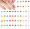 100 Pcs Nail Art Charm 3D Lollipop Charms Colorful 3D Resin Lollipops Nail Charms Mini Cute Sugar Decoration Kawaii Sweet Accessories for Colorful Decoration DIY Craft Making and Nail Art Ornament