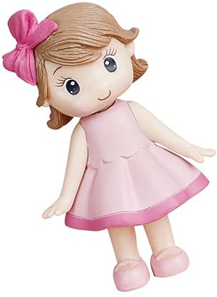 Cabilock Einzigartige Prinzessin Puppe Kuchen Ornament Geburtstag Kuchen Topper Mini Puppe Spielzeug Home Decor