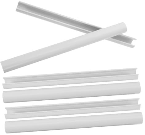 AUTSUPPL 6pcs Radiator Sleeve Covers White Pipe Covers Radiator Pipe Sleeves Cap Flue Decorative for Water Plumbing Plates