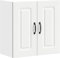 vidaXL Pensile da Cucina Kalmar Bianco in Legno Multistrato