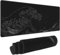 Large Anime Mouse Mat The Great Wave of Painting XXL Non-Slip Water Resistant Rubber Base 3D Pattern Polyester Black
