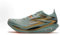Men Athletic Carbon Plate Shoes Slip on Running Shock-Absorbing Sneakers Lightweight Walking Workout Gym Lace-Up Trainers Soft Cozy Casual Resilient Lace-Up Training Unisex UK (10.5,Green)
