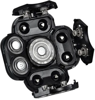 1x Shaver Replacement Heads - Extreme Speed 9-head Electric Shaver Head | Attachment | Beard Cutter Replacements Blade | Double-Ring Extreme Speed Shavers Replacement Heads For Wet And Dry Bald