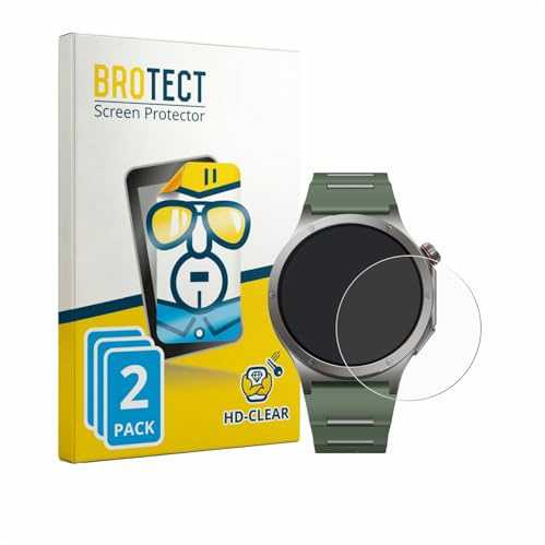 BROTECT Schutzfolie für OnePlus Watch 4 | 2 Stück Transparenter Displayschutz Made in Germany Klare Displayschutz-Folie Clear Einfache Montage Case-Friendly