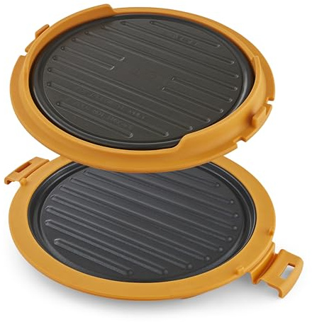 Morphy Richards MICO Microwave Grill Pan, Crispy Grilled Food in Minutes, Non-Stick Cooker, Burgers, Bacon, Chicken, Vegetables, Quesadillas & Pancakes, Air Fryer & Oven Alternative