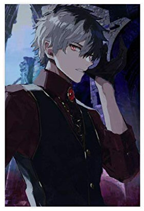 Anime Anime Oc Male 04 Poster, dekoratives Gemälde, Leinwand, Wandkunst, Wohnzimmer, Poster, Schlafzimmer, Gemälde, 60 x 90 cm, ungerahmt