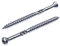 SECCARO Lot de 100 vis à bois pour terrasse 5 x 70 mm en acier inoxydable C1 avec pointe Cut et encoche de coupe, TX/six pans creux