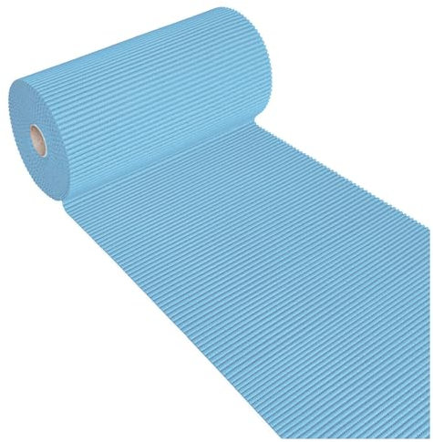 emmevi Tappeto Gomma Morbido Bordo Piscina Rotolo 15 Metri Multiuso Sotto Bicchiere Lavello Azzurro
