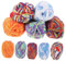 VILLFUL 10 Rollen Farbverlaufsgarn mit DREI Strängen Wolldecke gestrickte Decken Fleecedecke Quiltzubehör strickmütze strickhut Strickset Häkelnadel Regenbogengarn Wollgarn Baumwolle