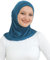 Prien Sport Kopftuch Für Damen, Muslimische Hijab Kleider, Weicher Schal Für Frauen, Muslim Kleid Set, Abaya Gebetskleidung, Islamische Kopftücher Kleidung Für Ramadan (Türkis)
