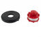 CWOQOCW Rasentrimmer Fadenspulen, Ersatzspulen-Kit mit Kappe für 36 30 LI E und 36 255 BL 18 200 Gartenspulen Trimmer kompatibel