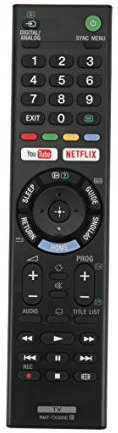 allimity RMT-TX300E (149331411) Ersetzen Fernbedienung fit für Sony LED LCD TV KDL-40WE663 KDL-40WE665 KDL-43WE754 KDL-43WE755 KDL-49WE660 KDL-49WE663 KDL-49WE665 KDL-49WE750 KDL-49WE755