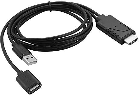REFURBISHHOUSE Cable d'adaptateur USB Femelle vers HDMI Male HDTV pour iPhone 7/7plus/6s 6 Plus