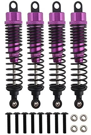 GDOOL RC Stoßdämpfer vorne und hinten, Aluminium, 98 mm, verstellbar, montierter Federdämpfer, Federdämpfer für 1:10 Redcat HSP 94166 94106 94107 94155 94170 Buggy Truck Crawler verbesserte