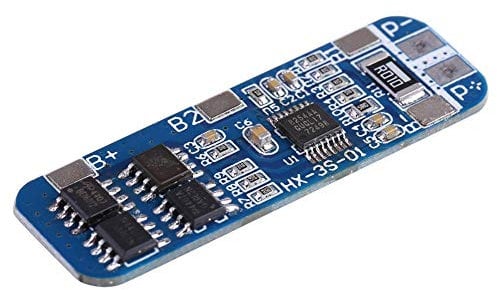 Fafeicy 3 Series 11.1V 12V 12.6V Li-ion Lithium 18650 Battery Cell BMS PCB Protection Board, 9-10A, 12.6V, Overcharge, Over Discharge, Short Circuit Protection