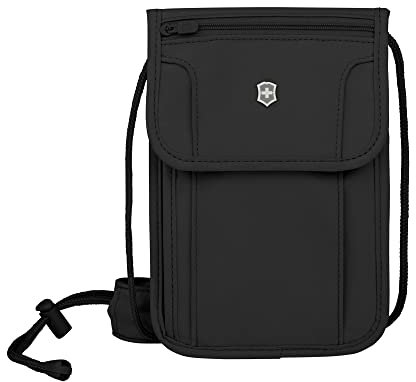 Victorinox TA 5.0 Deluxe Concealed Security Pouch, Brustbeutel mit RFID-Schutz, 14 x 1 x 21 cm, Schwarz