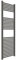 ERCOS Radiador toallero Dimensiones del radiador 500x1500 MM Color Cuarzo Opaco, conexiones 1/2 Suministrado con kit de montaje