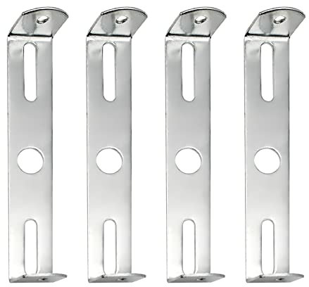4 Stück Deckenleuchte Halterung, 105MM Lampenhalterung Decke mit Schrauben Zubehör, Decke Pendelleuchte Lampenaufhängung Halterung für Home Office Deckenbeleuchtung Aufhängung