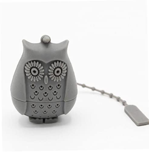 Danlai Silicone Mini Owl Tea Infuser Reusable Mini Tea Infuser Strainer for Coffee Herb Punch