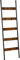 HOOBRO Blanket Ladder, Towel Rack with Hooks, Towel Ladder, 5-Tier Wall-Leaning Blanket Rack, Decorative Display Ladder Shelf, for Scarves, Bedroom, Industrial, Rustic Brown and Black EBF52CJ01