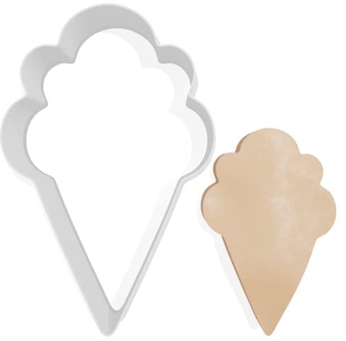 Large Ice Cream Cone Cookie Cutter - 3 Sizes