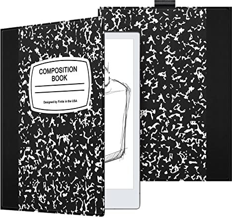 FINTIE Slim Case for Remarkable 2 Digital Paper Tablet 10.3 inch (2020 Released) - Premium PU Leather Lightweight Book Folio Cover with Pen Holder, Not Fit Remarkable 1, Composition Book