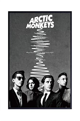 Theissen Arctic Monkeys 'AM Tracklist' Musikband Poster Wandposter Frameless Gift 11 x 17 Zoll (28 cm x 43 cm)