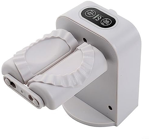 Machine à raviolis automatique pour ensemble de moules et coupeurs, moules à raviolis pour raviolis, cuillère à farce, farine pour coupe-anneaux (blanc)