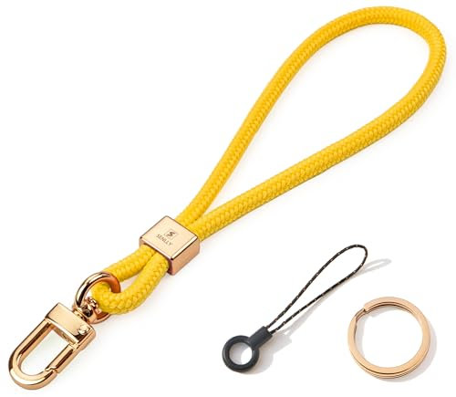 SENLLY Porte-clé Lanière de Poignet, Original Minimaliste Design Dragonne Cordon pour Clés