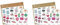 AVERY Zweckform 54546 Dekosticker Sprüche 42 Aufkleber (ablösbare Sticker auf A5 Bogen, Etiketten für Tagebuch, Bullet Journal, Karten, Gästebuch, Klebeetiketten mit Silbereffekt), Packung mit 2